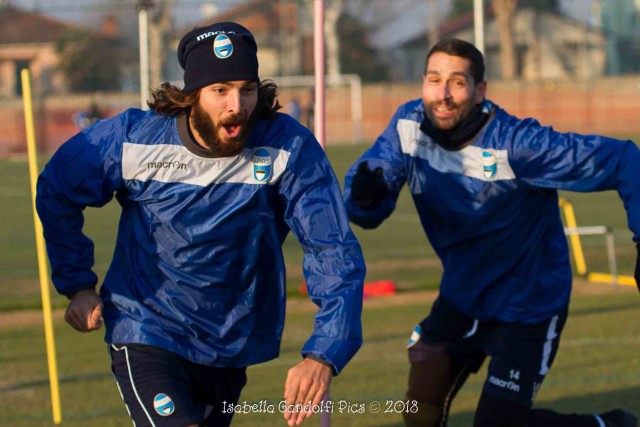 Allenamento impegnato ma anche scanzonato. Foto di Isabella Gandolfi