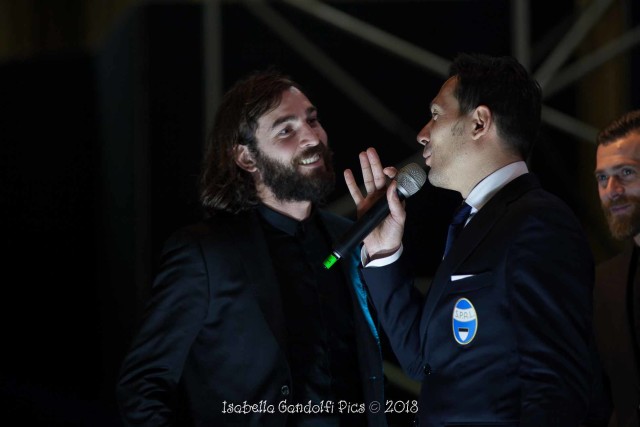 presentato per ultimo, in quanto Capitano, alla festa di Natale, foto di Isabella Gandolfi